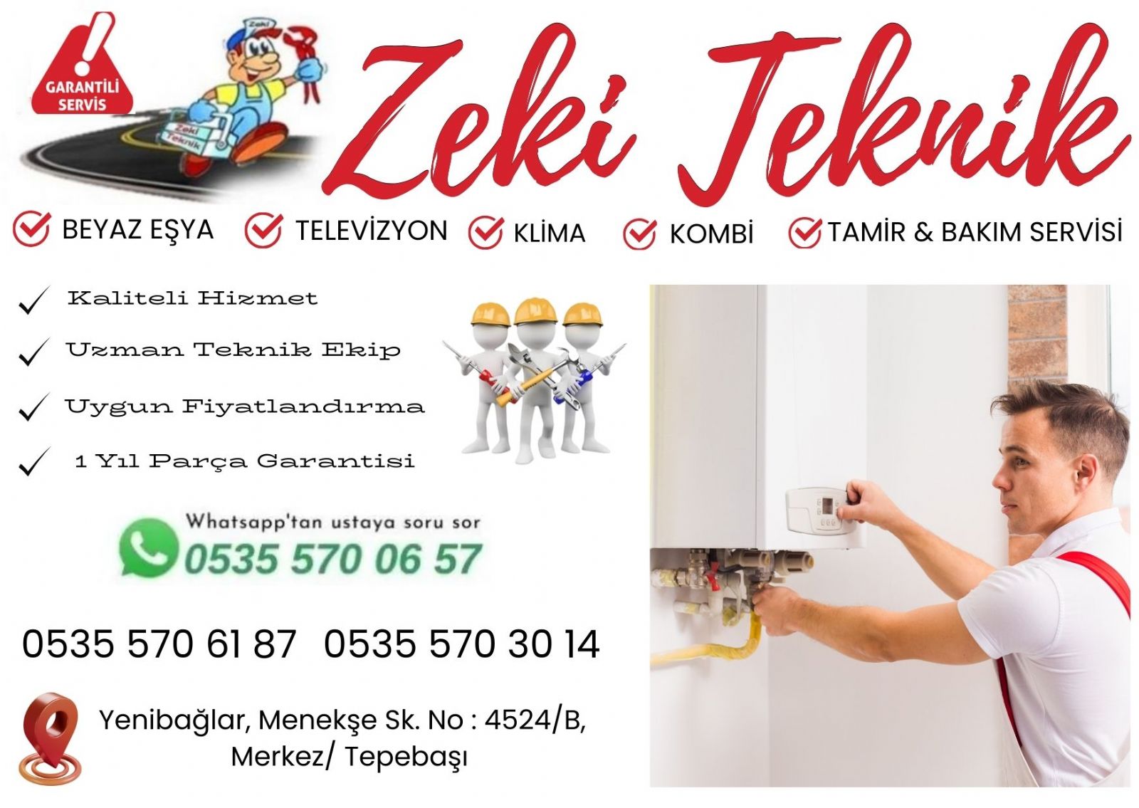 Tepebaşı Kombi Servisi 